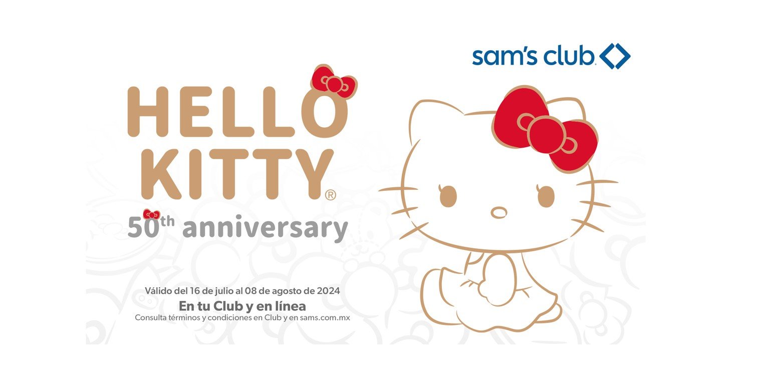 Hello Kitty cumple 50 años y Sam’s Club lo festeja con productos ...